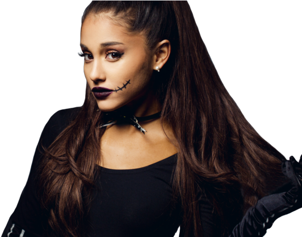 Ariana Grande Clipart Transparent Background - Ariana Grande Halloween Makeup - Png Download (640x480), Png Download
