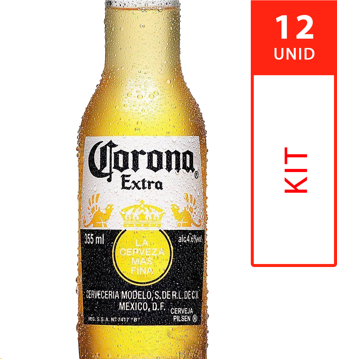 Cerveja Corona Png - Corona Extra Clipart (1200x1200), Png Download
