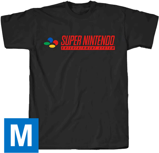 Snes Logo Men's T-shirt - Snes Clipart (600x600), Png Download