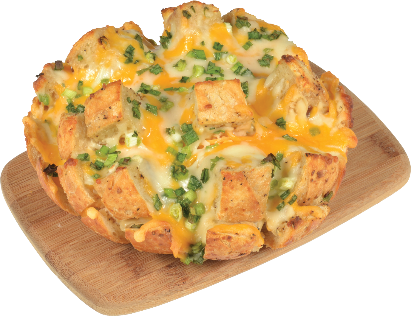 Blooming' Cheese Bread - Garlic Bread Clipart (1454x1094), Png Download