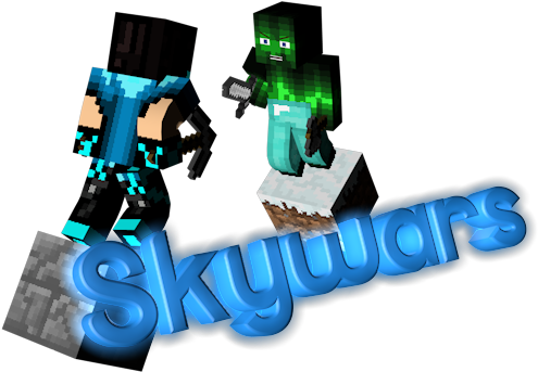 Squadcraft - Minecraft Skywars Logo Png Clipart (800x600), Png Download