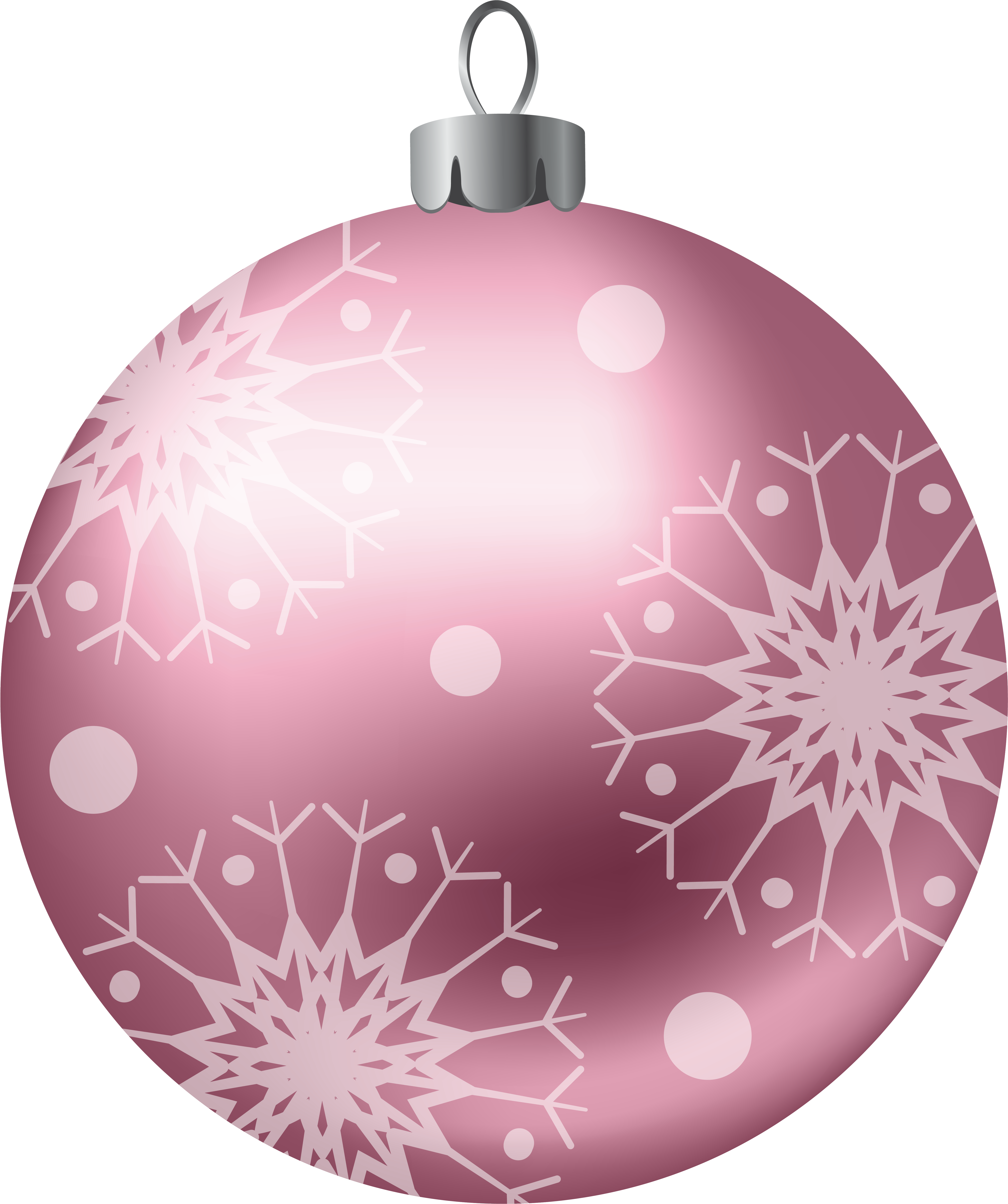 Pink Christmas Ornaments, Christmas Clipart, Christmas - Alhambra - Png Download (5390x6432), Png Download