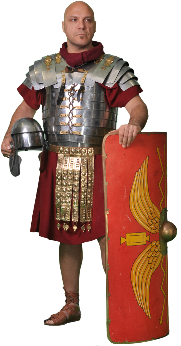 Free Icons Png - Real Roman Soldier Uniform Clipart (650x1230), Png Download