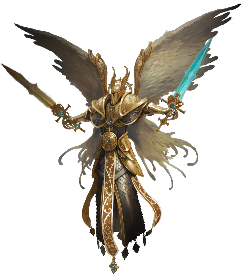 Heroes Of Might And Magic Png - Angel Dnd Clipart (862x961), Png Download