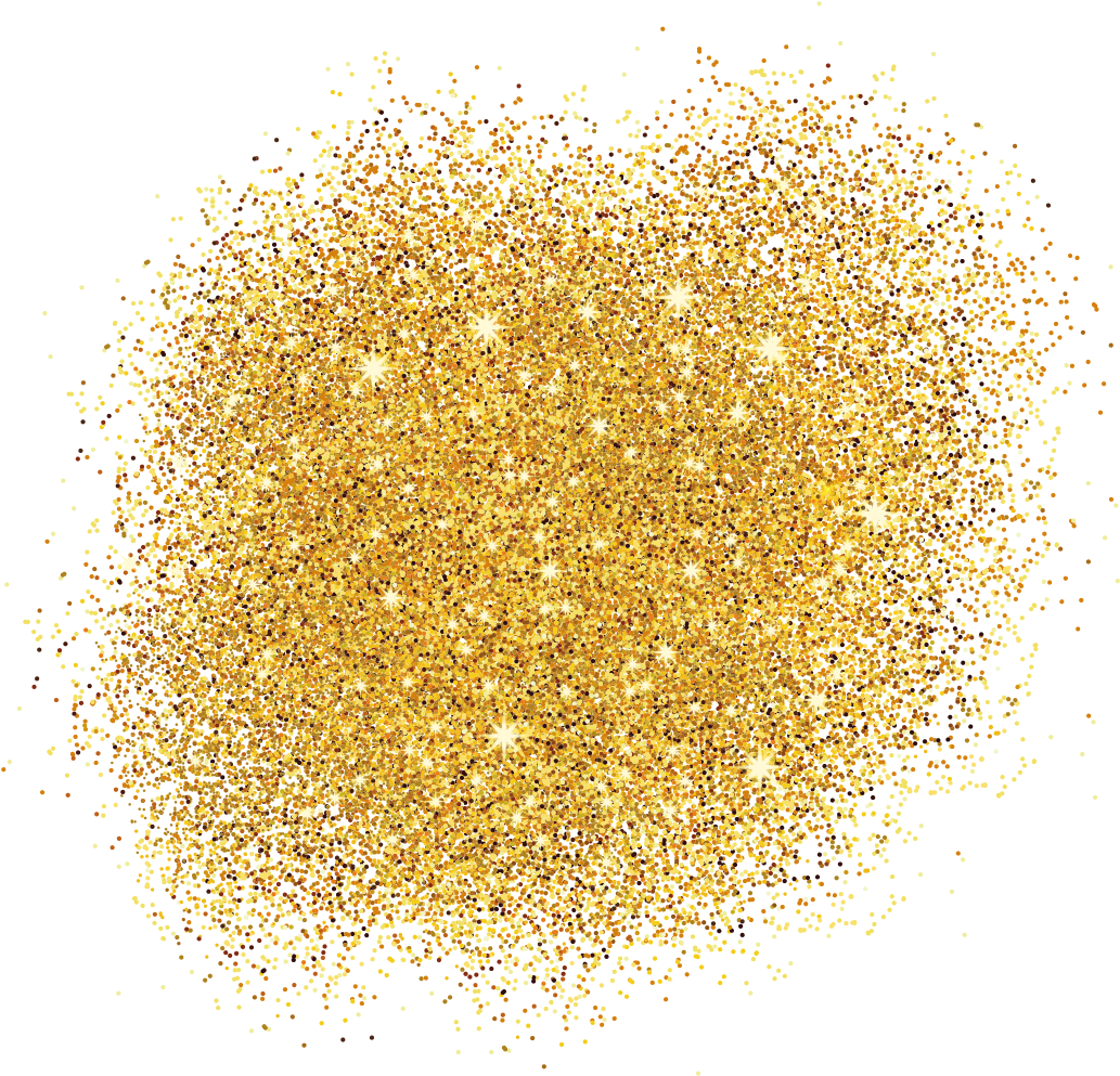 Glitter Bomb Pranks Funny - Gold Glitter White And Gold Background Clipart (1053x1053), Png Download