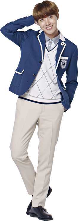 Bts For Smart School Uniform [161125] - Smart X Bts J Hope Clipart (588x882), Png Download