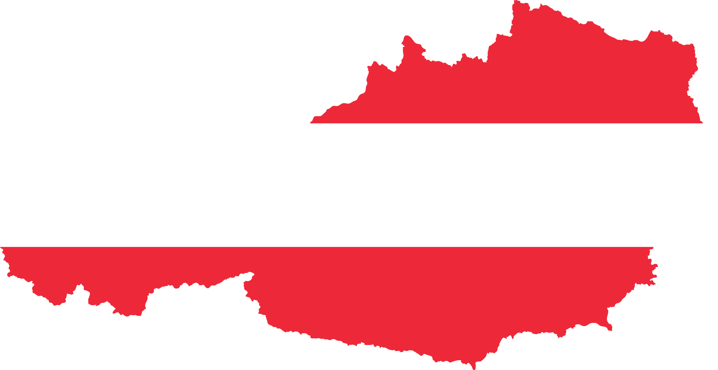 This Free Icons Png Design Of Austria Map Flag Clipart (2293x1182), Png Download