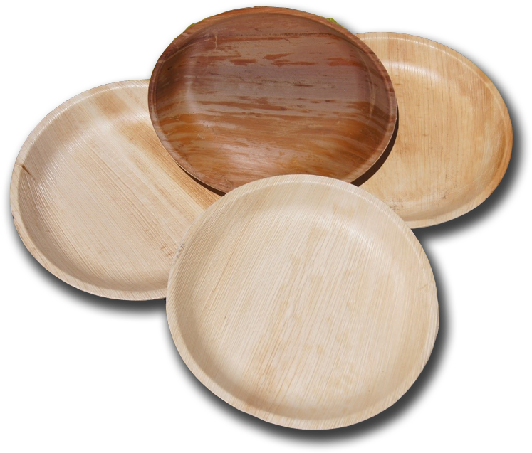 Biodegradable Palm Leaf Dishes - Plywood Clipart (800x800), Png Download