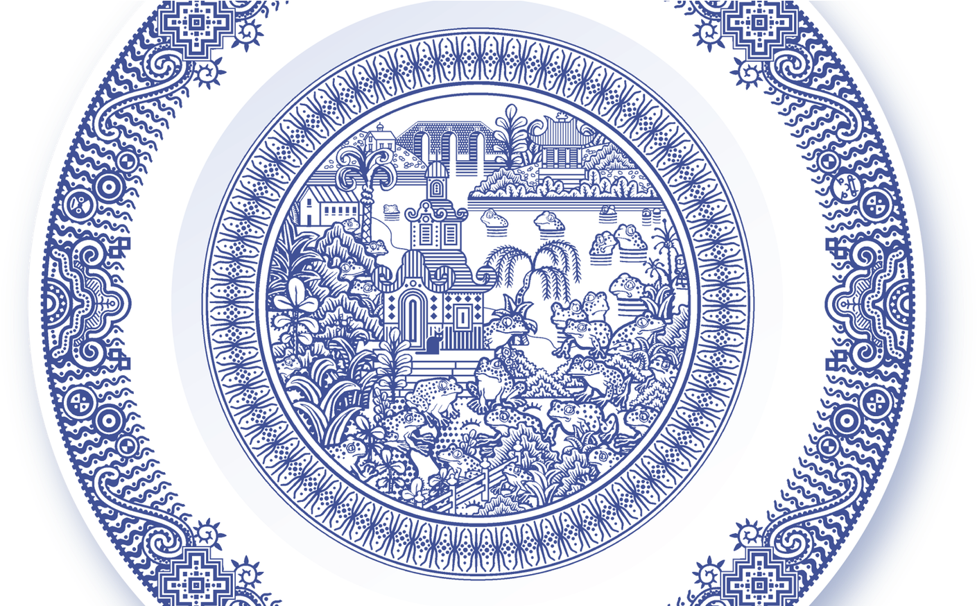 Dinner Plate Png - Traditional Plate Png Clipart (1552x873), Png Download