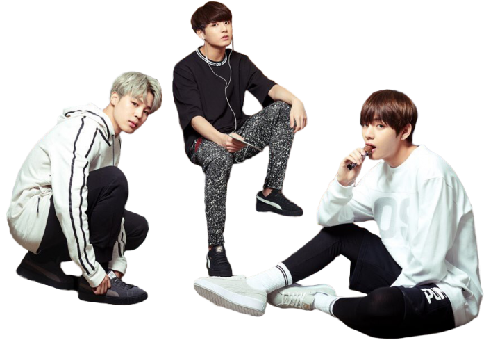 #bts Png #bts #bts Puma #bangtan Boys #bangtan #bangtan - V Jimin Jungkook Png Clipart (700x499), Png Download