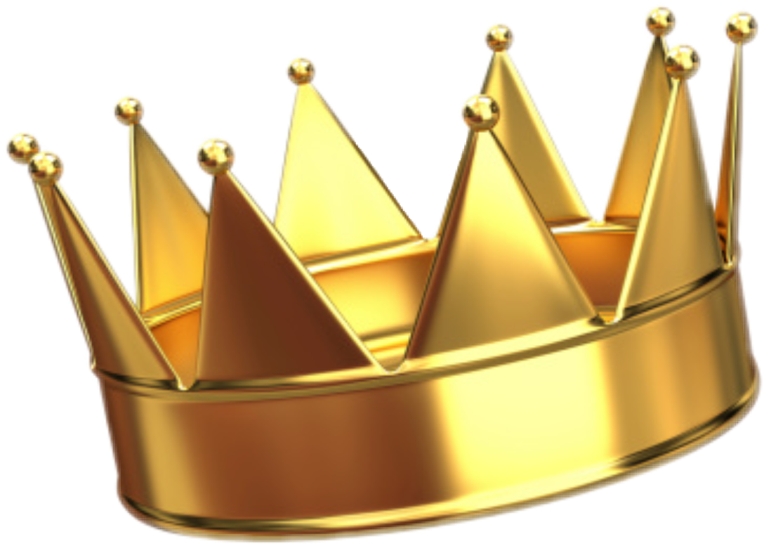 Transparent King Crown - King Crown Sticker Png Clipart (1088x777), Png Download