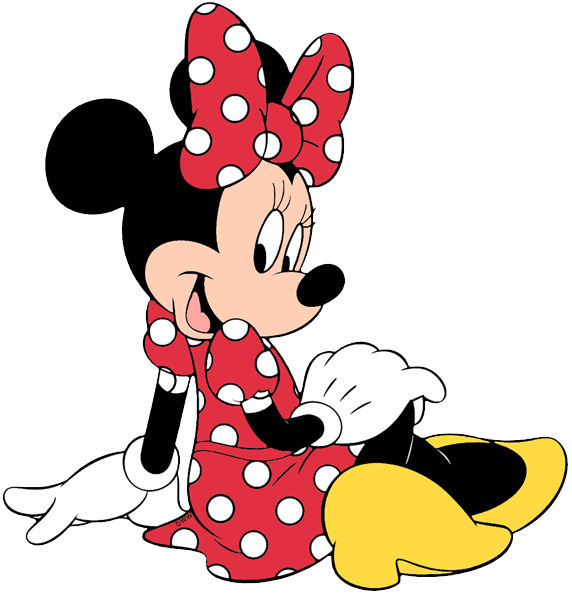 572 X 593 Png 100kbred - Red Transparent Background Minnie Mouse Clipart (572x593), Png Download