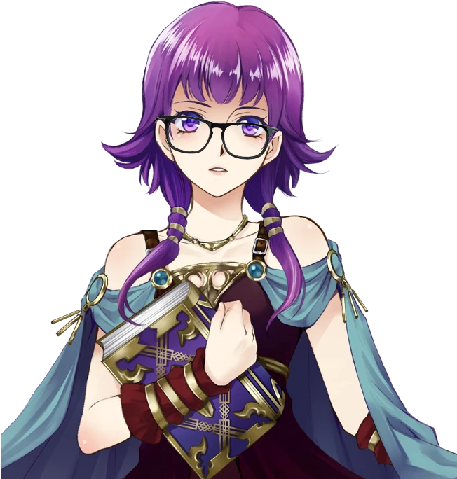 Art/fan Arti Like Girls In Glasses - Lute Fire Emblem Heroes Clipart (651x693), Png Download