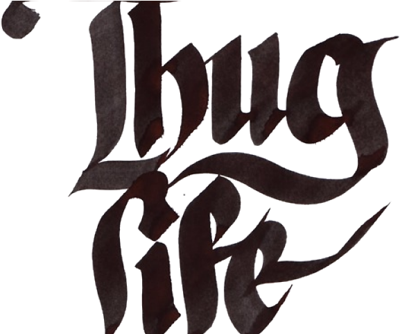 Thug Life Clipart Mlg - Thug Life Text Png Transparent Png (640x480), Png Download