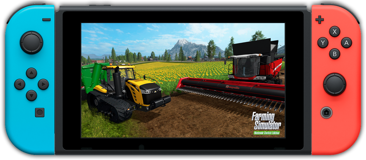 If You Have Played Any Of The Past Farming Simulator - Farming Sim 17 Nintendo Switch Clipart (1456x633), Png Download