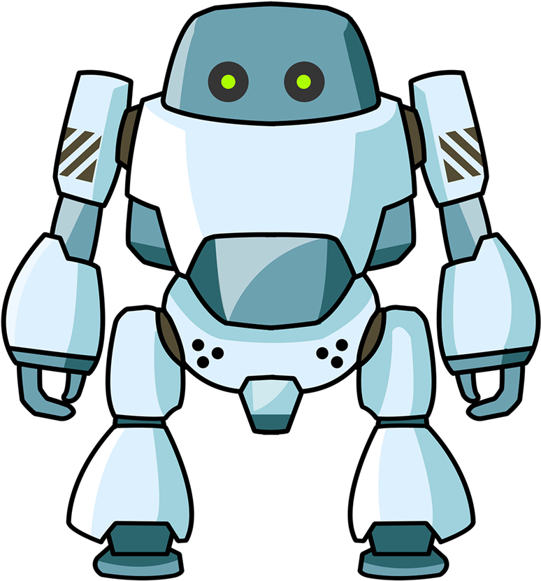 Robot Png Image - Cartoon Robot Clipart (800x914), Png Download
