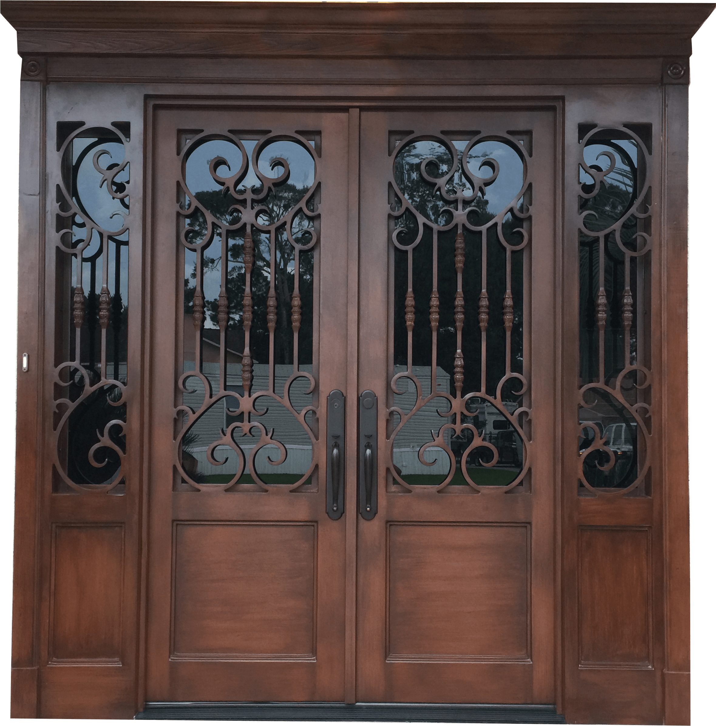 Entryway Doors Gallery Mississippi Iron Works - Cupboard Clipart (2388x2776), Png Download
