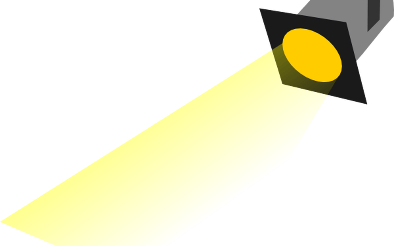 Clipart Lights Clipart Collection Light Bulb Free To - Spotlight Clip Art - Png Download (1368x855), Png Download