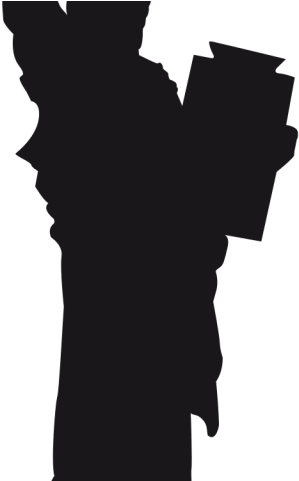 Statue Of Liberty Clipart Blackwhite - Hand - Png Download (640x480), Png Download