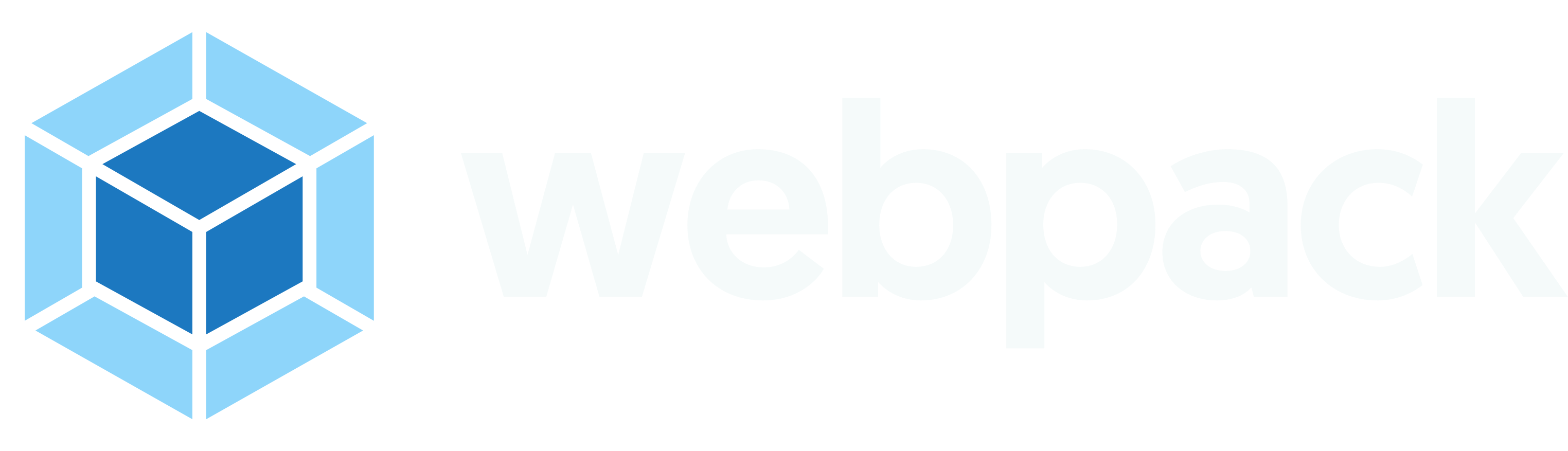 3916 X 1524 5 - Webpack Logo Webpack Clipart (3916x1524), Png Download