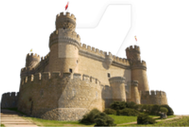 Castle Of The Mendoza Clipart (640x480), Png Download