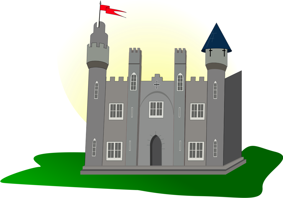 Cute Castle Png Clipart Image - Castle Clip Art Transparent Png (800x684), Png Download