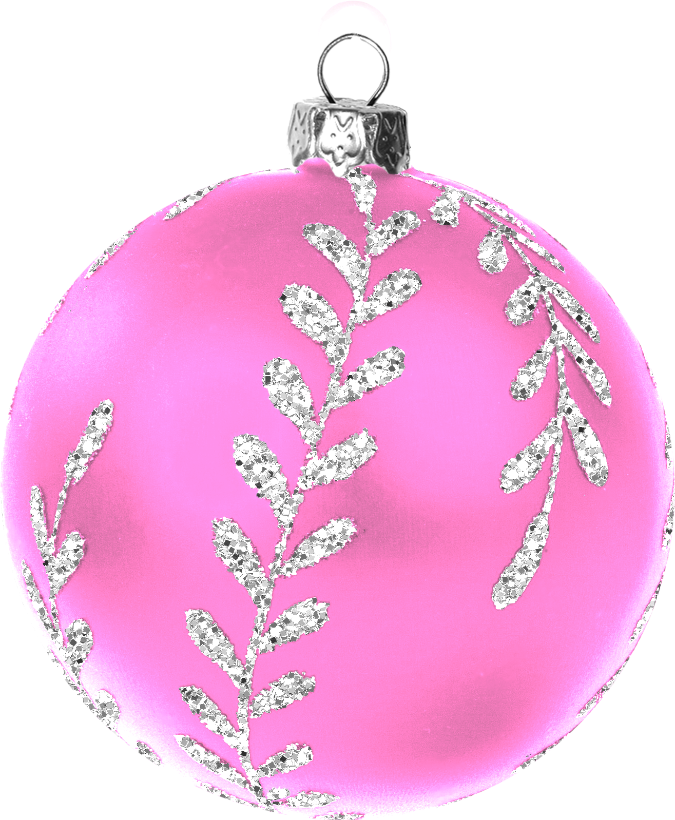 Snowflake Clipart Embellishment - Christmas Ornament Pink Clipart Png Transparent Png (1374x1657), Png Download