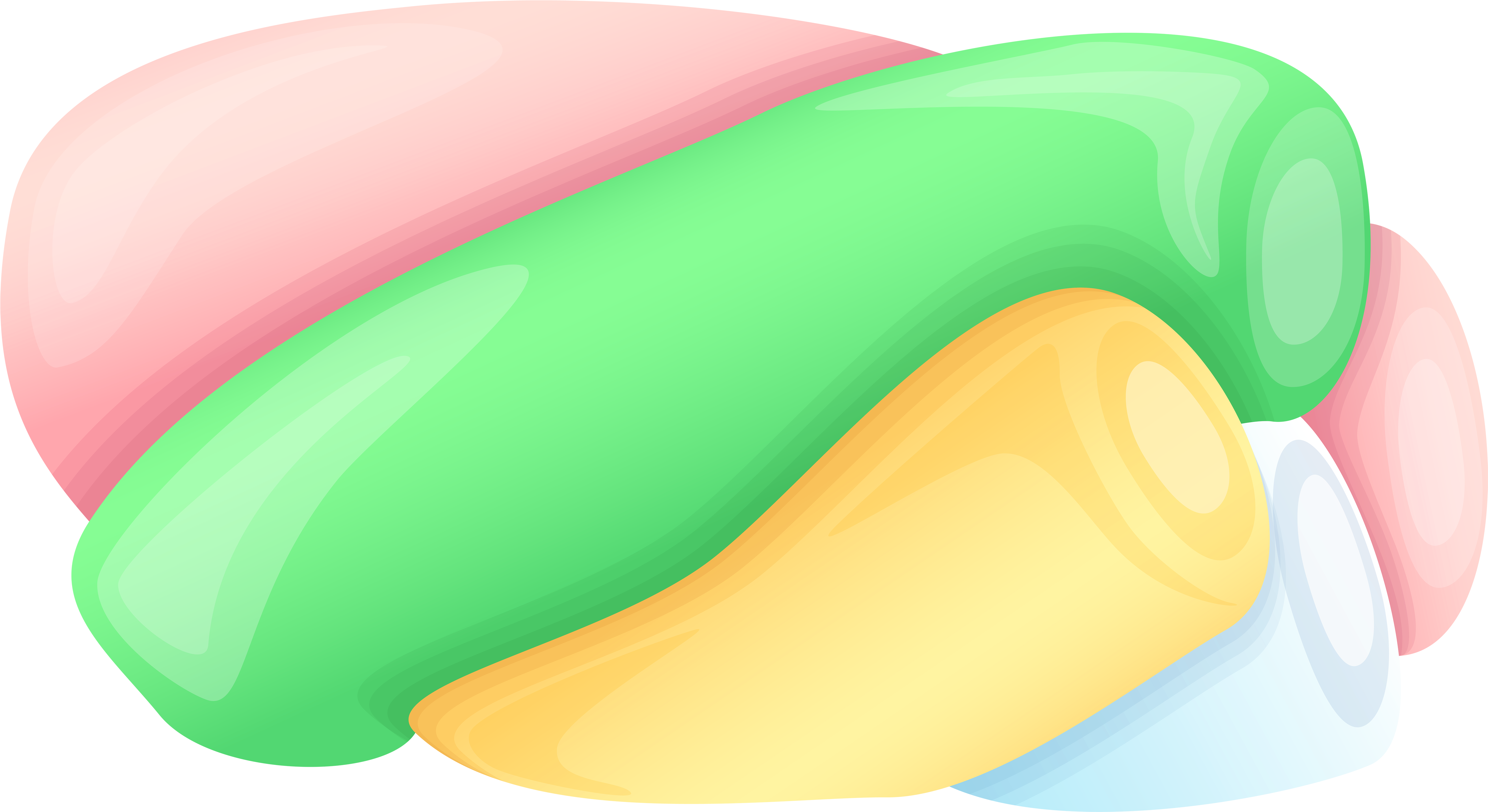 Banana Clipart (6000x3276), Png Download