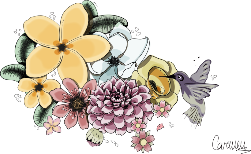 Flores Clipart (820x504), Png Download