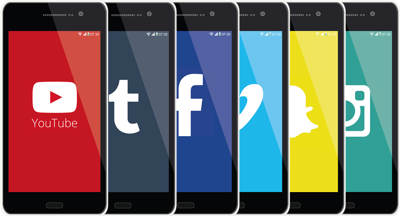 Mobile Phone Png - Youtube Clipart (800x500), Png Download