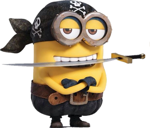 Minion Pirate Clipart (626x535), Png Download