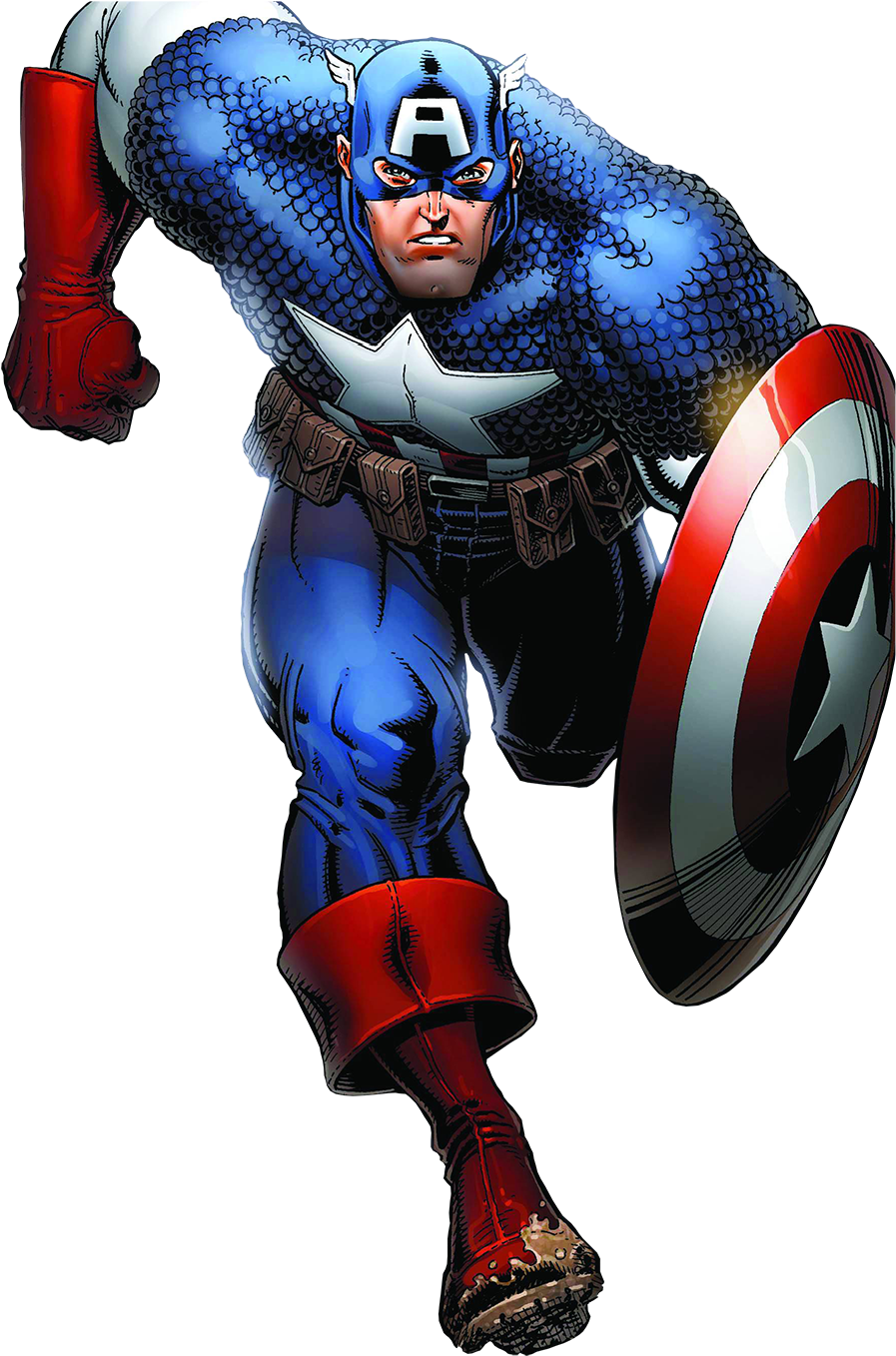 Captain America Png Image Without Background - Captain America Comic Png Clipart (947x1368), Png Download