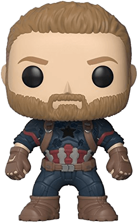Funko Pop Avengers Infinity War Captain America - Captain America Infinity War Funko Pop Clipart (709x709), Png Download