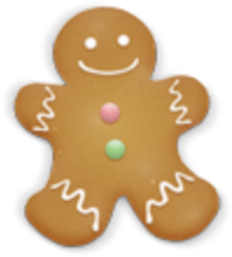 Christmas Cookie Man Icon - Christmas Cookie Man Png Clipart (600x600), Png Download