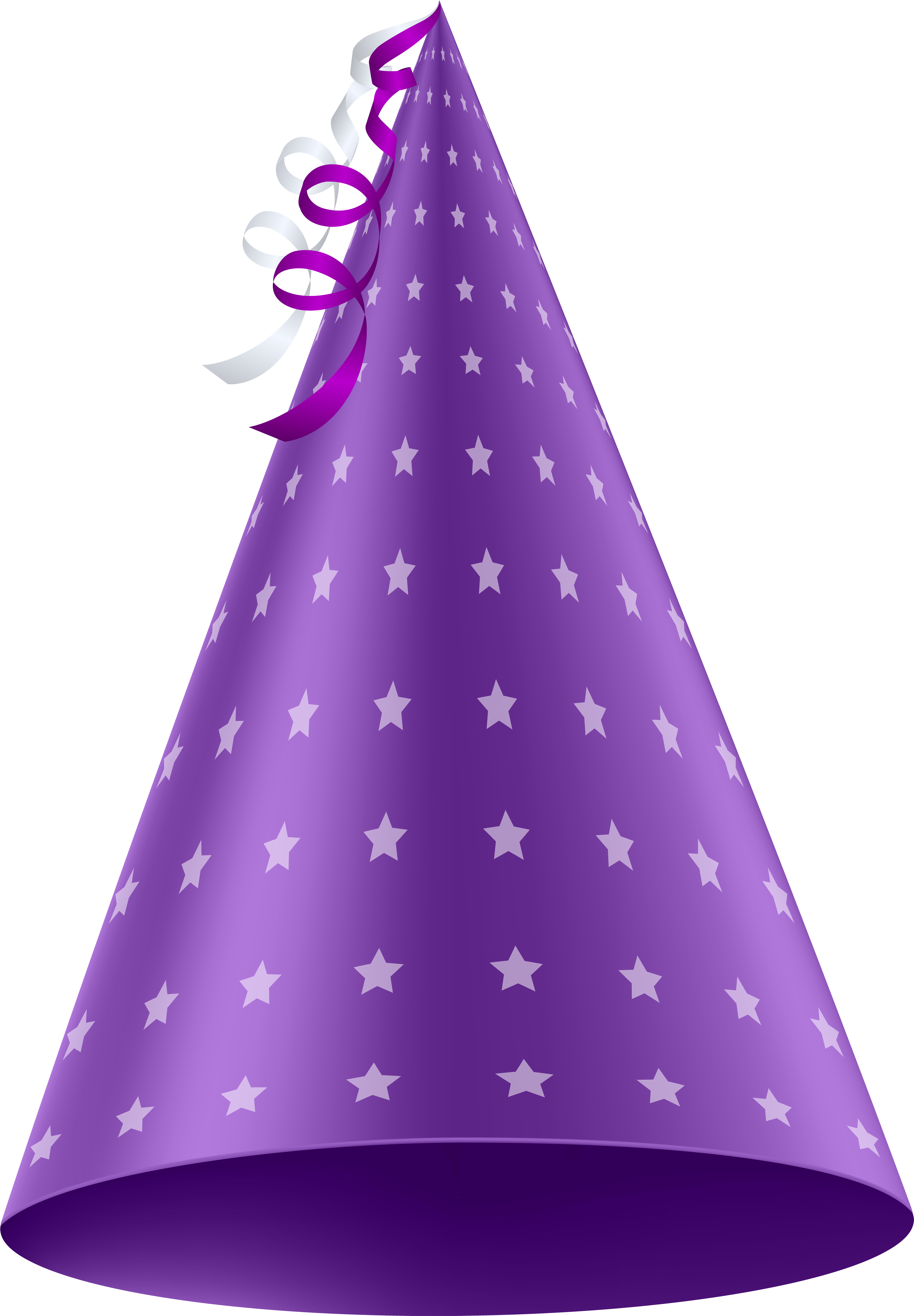 Purple Party Hat Png Clip Art Image - Purple Birthday Hat Png Transparent Png (5560x8000), Png Download