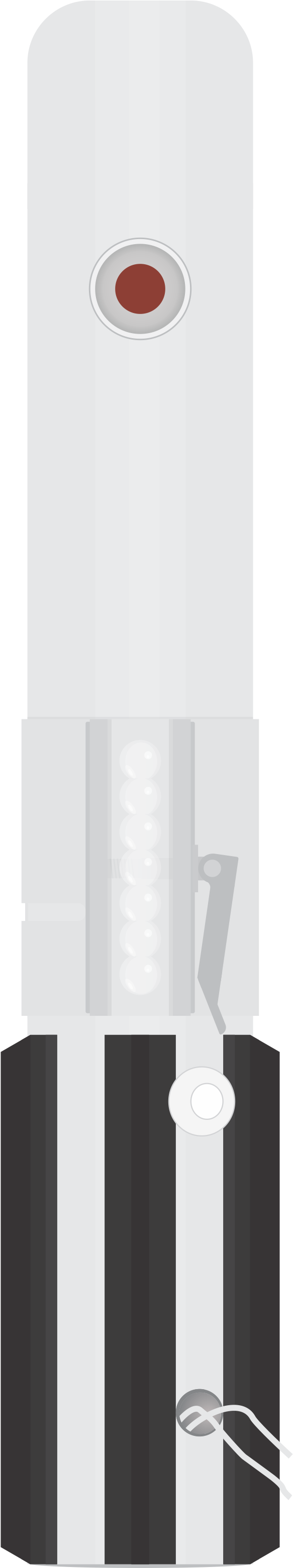 This Saber Can Be Seen The First Time Luke Ignites - Luke Vader Stunt Lightsaber Clipart (1004x3442), Png Download