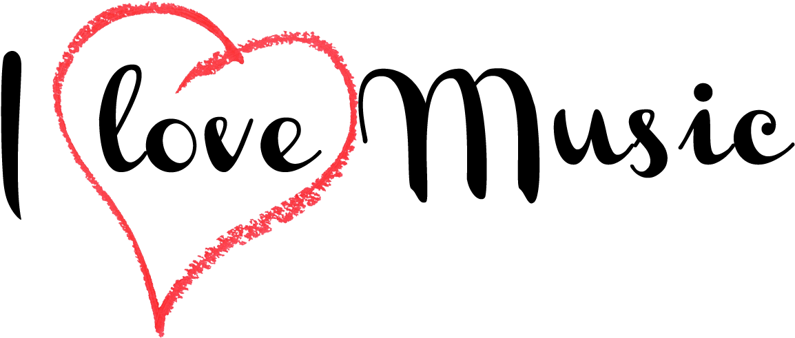 I Love Music Transparent Image - Calligraphy Clipart (1024x476), Png Download