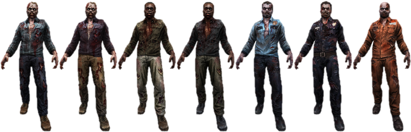 Zombie Transparent Images - Counter Strike Online Psycho Zombie Clipart (1320x430), Png Download