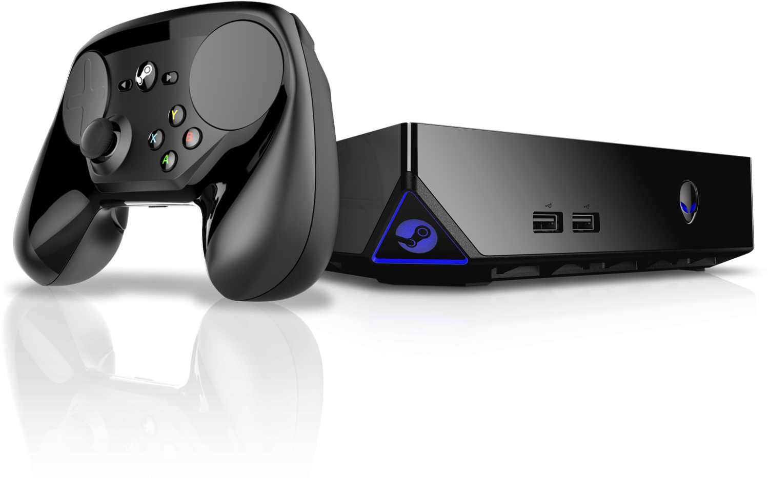 Alienware Steam Machine - Alienware Gaming Pc Monitor Clipart (1940x1148), Png Download