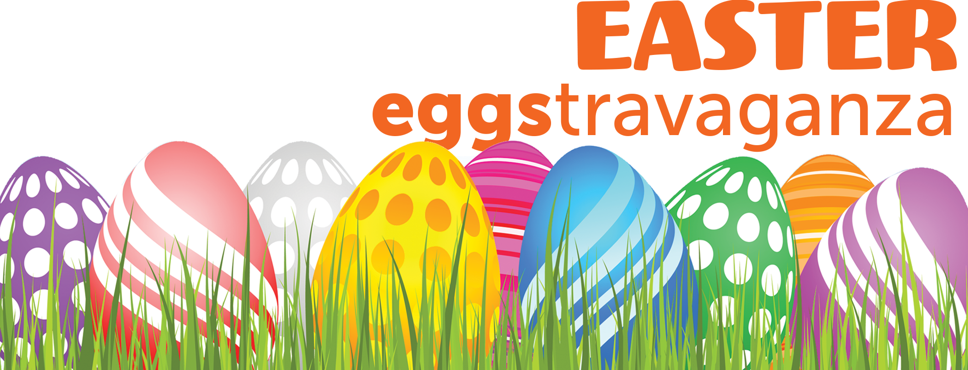 Easteregg Hunt - Egg Hunt At Church Clipart (1920x734), Png Download