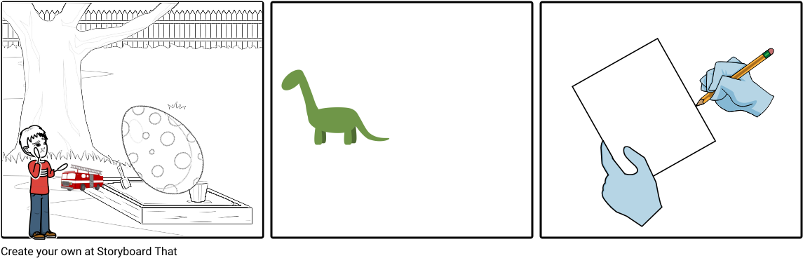 Sandbox Dinosaur - Cartoon Clipart (1164x385), Png Download