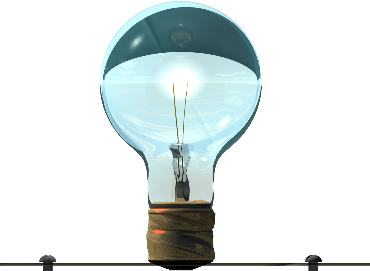 Light Bulb Glow By Swanbrown On Newgrounds - Incandescent Light Bulb Clipart (1280x960), Png Download