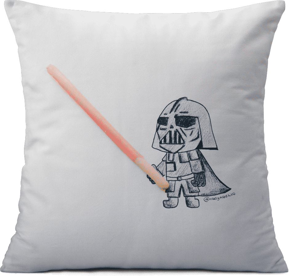 Dailyobjects Darth Vader 12" Cushion Cover Buy Online - Cushion Clipart (940x900), Png Download