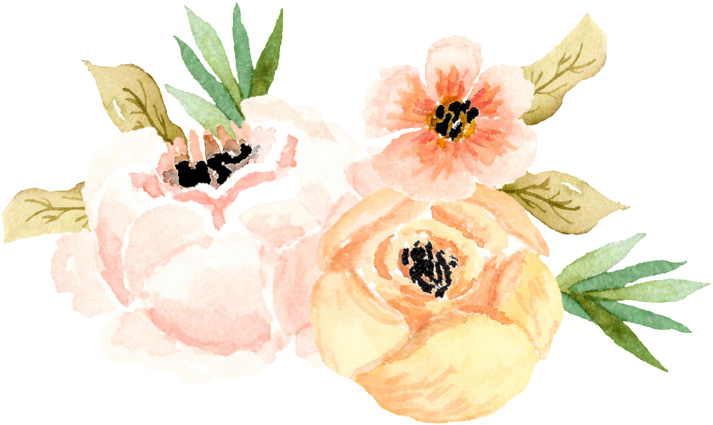 Download Elegant Watercolor Flower Cartoon Transparent - Watercolor ...