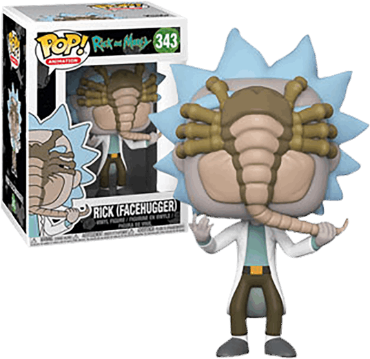 Rick And Morty - Rick And Morty Facehugger Pop Clipart (600x600), Png Download