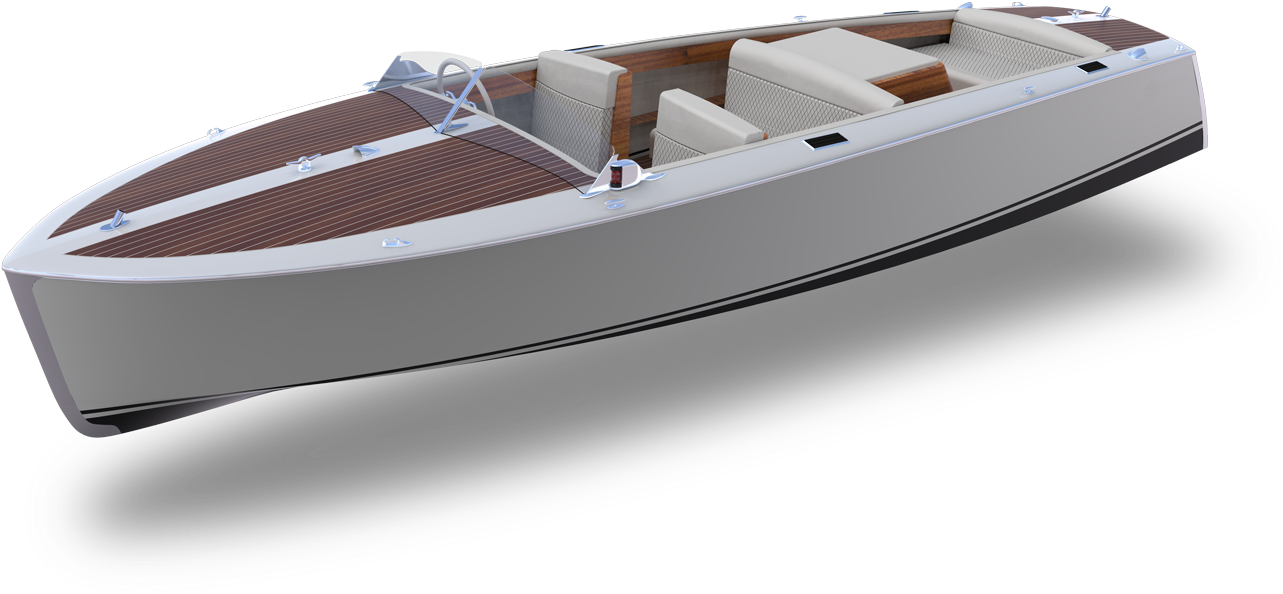 Electric-boat - Dinghy Clipart (1427x854), Png Download