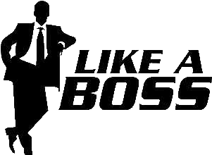 Like A Boss Png Transparent Image - Like A Boss Font Clipart (600x600), Png Download