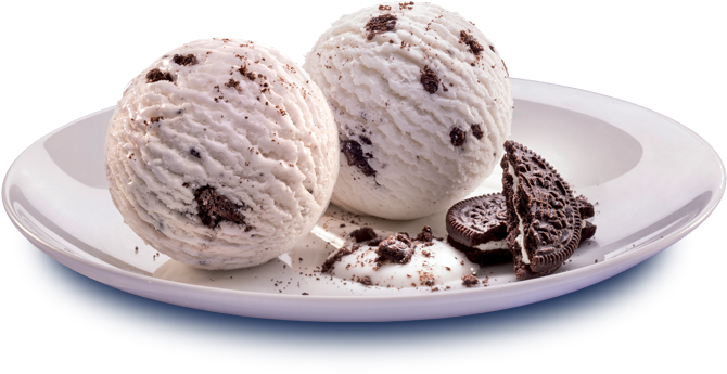 Cookies & Cream - Soy Ice Cream Clipart (992x376), Png Download