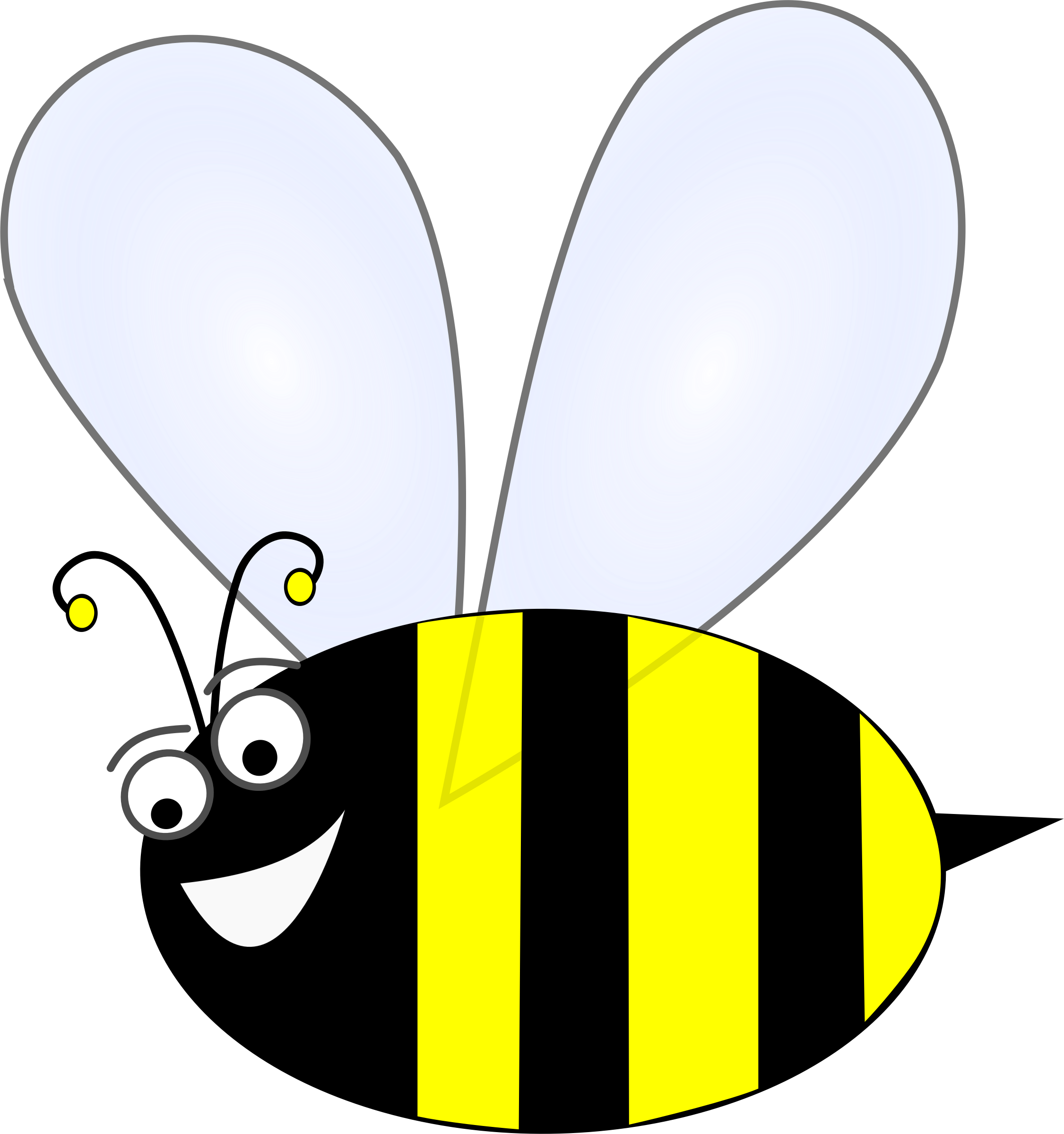 Clip Art Stock Bumble Bee Flying Clipart - Png Download (2251x2399), Png Download