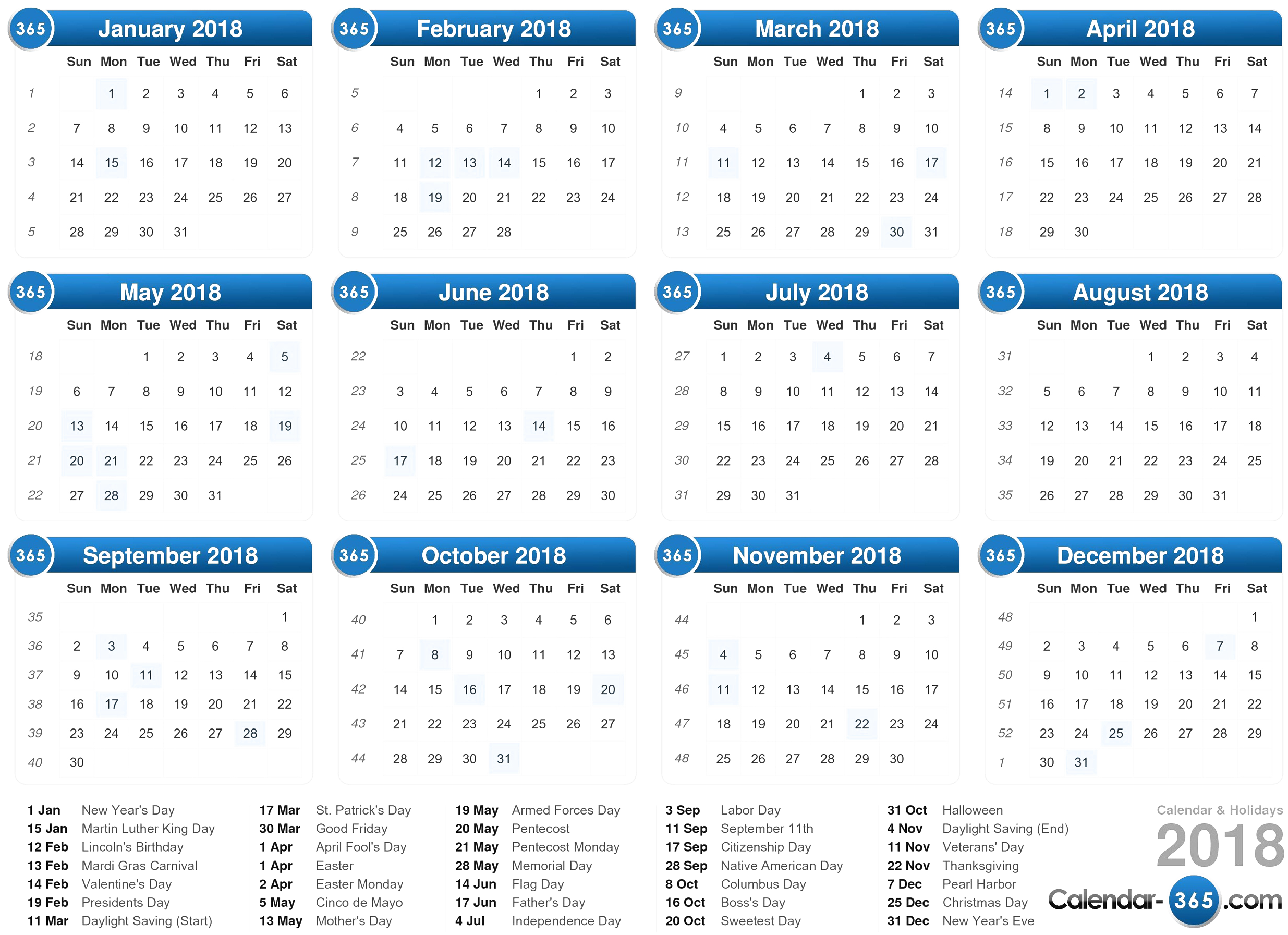 Download 2018 Calendar Png Clipart Background - 2018 Calendar Uk Transparent Png (2631x1860), Png Download
